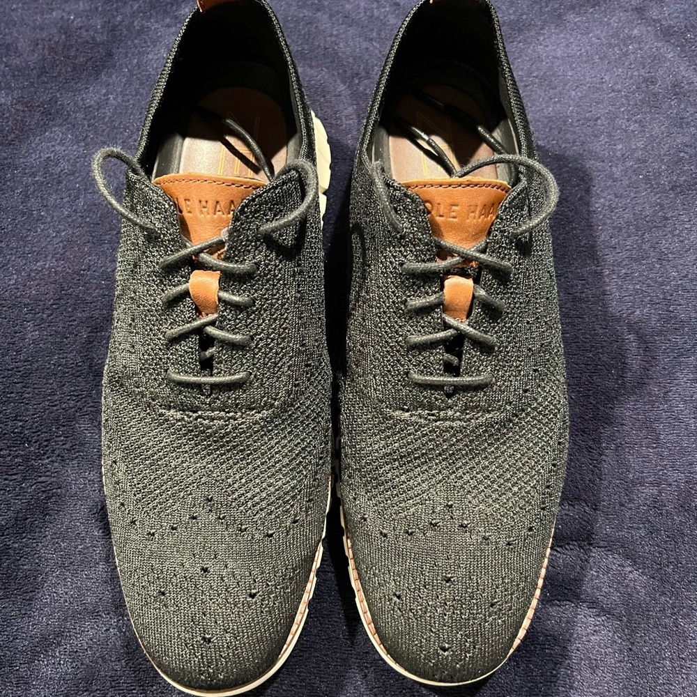 Cole Haan ZEROGRAND Black and Brown Wingtip Oxfords